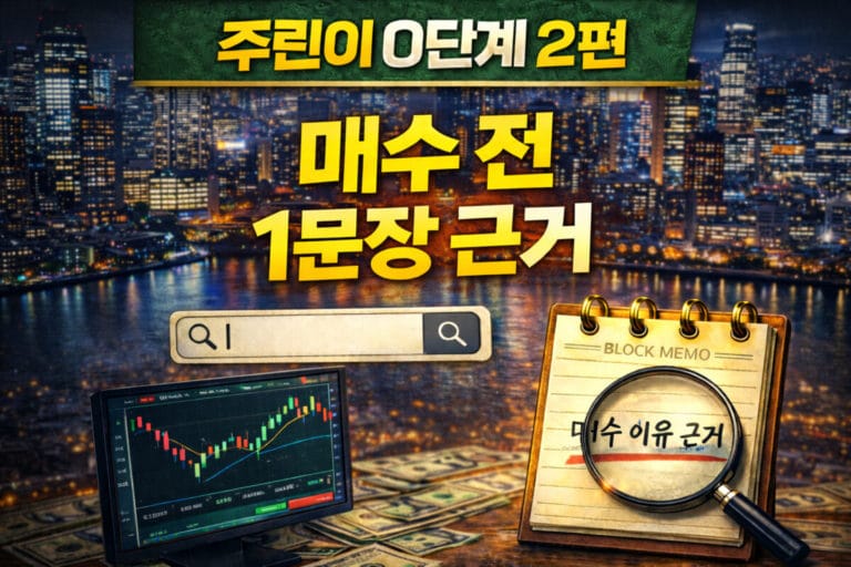 주린이 0단계 2편 썸네일